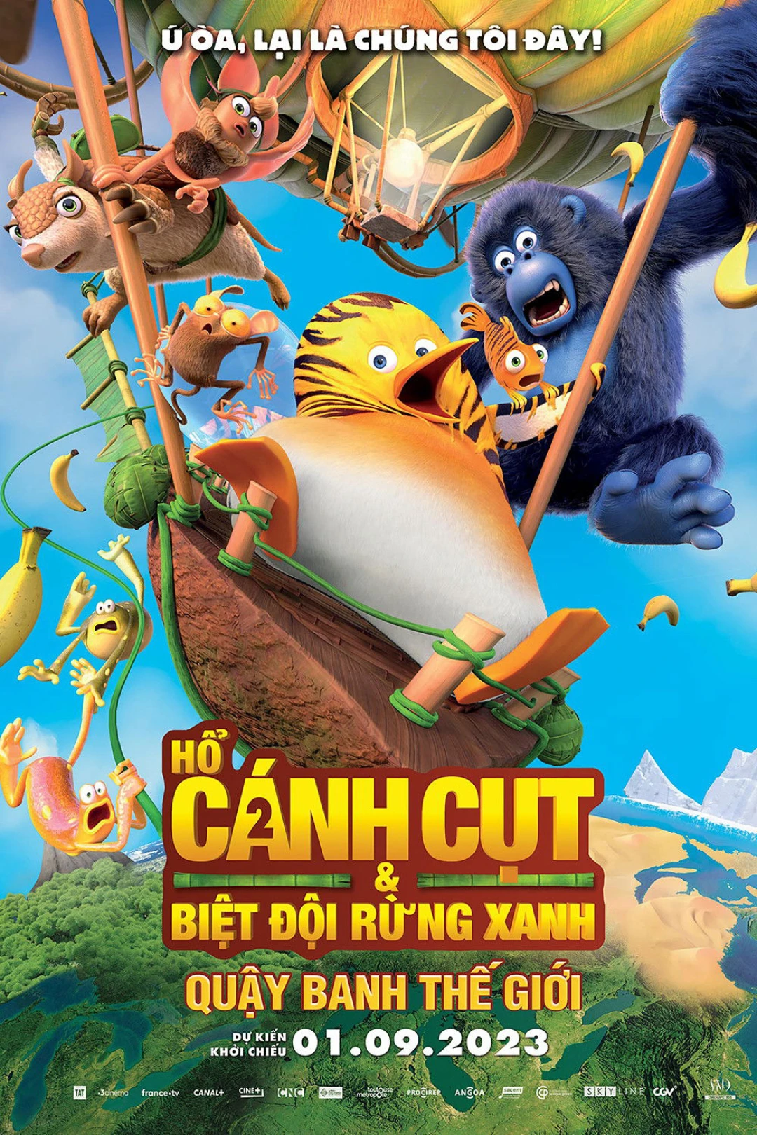 Hổ Cánh Cụt & Biệt Đội Rừng Xanh 2: Quậy Banh Thế Giới (The Jungle Bunch: Operation Meltdown) [2023]